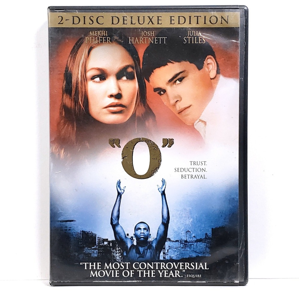 Lions Gate O DVD 2-Disc Deluxe Edition Mekhi Phifer Josh Hartnett 2001 EX LN